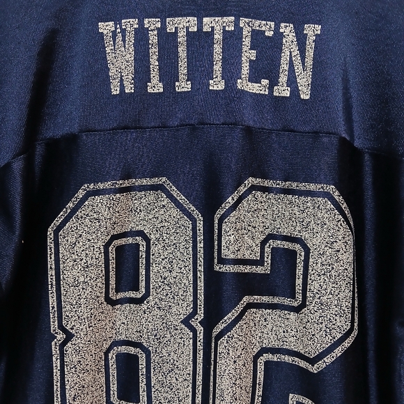 Dallas Cowboys Size M Blue & White #82 Jason Witten NFL Team Apparel Jersey - Picture 7 of 11